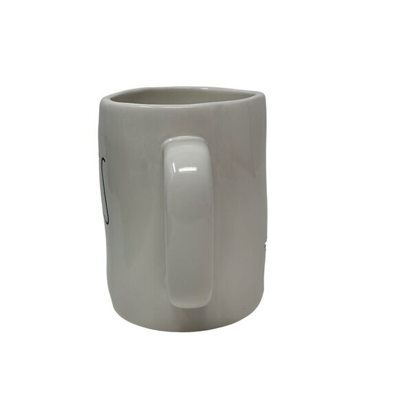 Rae Dunn BOSS Mug Large Coffee Cup Ceramic Magenta LL Farmhouse Gift White 16oz - Picture 4 of 6